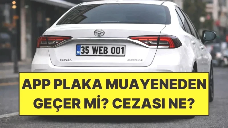 App Plaka Hakkında Her Şey! 2026 Cezaları ve Muayene Geçerliliği